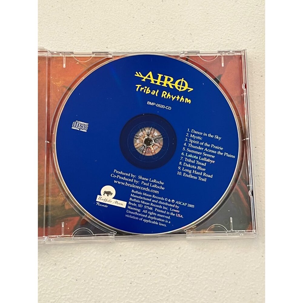 AIRO Tribal Rhythm CD Buffalo Moon Records 2005 New Age BMP-0520-CD Pre-Owned - Picture 2 of 5